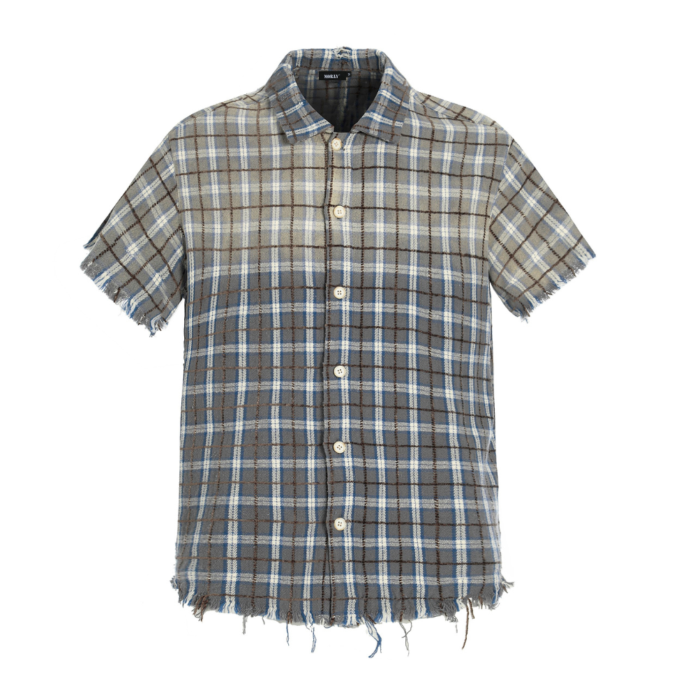 Frayed Plaid Shirt