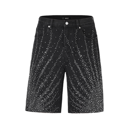 Rhinestone Denim Shorts