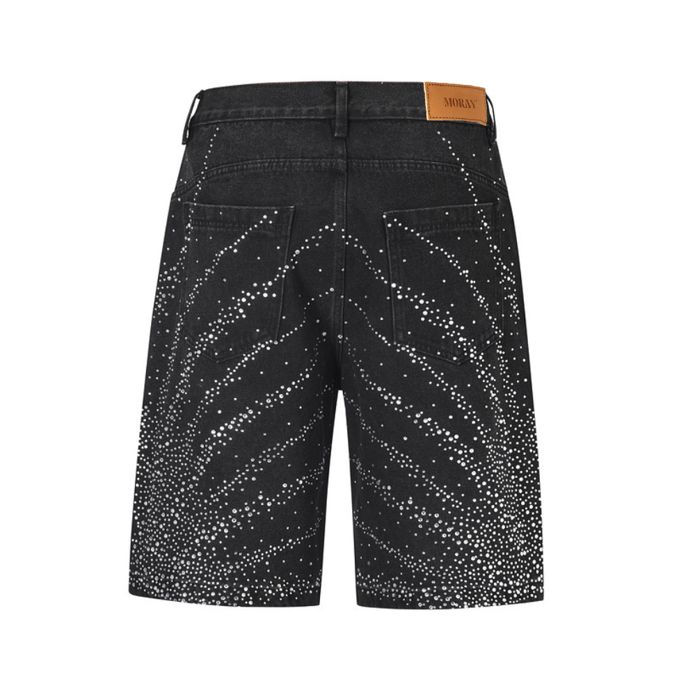Rhinestone Denim Shorts