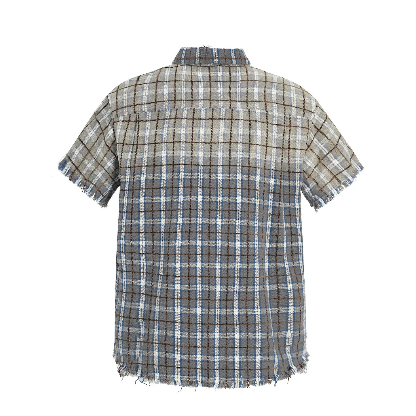 Frayed Plaid Shirt