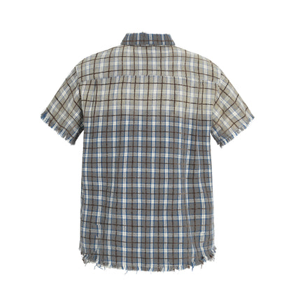 Frayed Plaid Shirt
