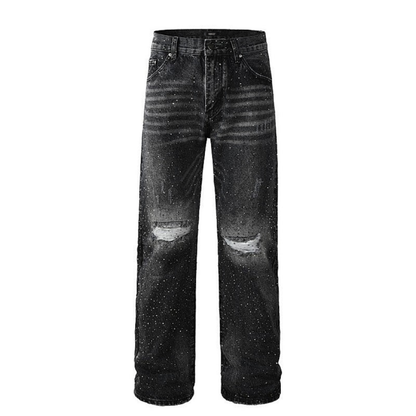 Noir Crystal Denim