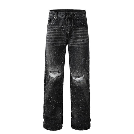 Noir Crystal Denim