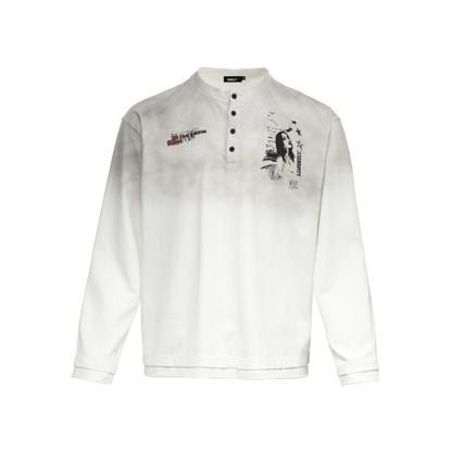 Distress Henley Longsleeve
