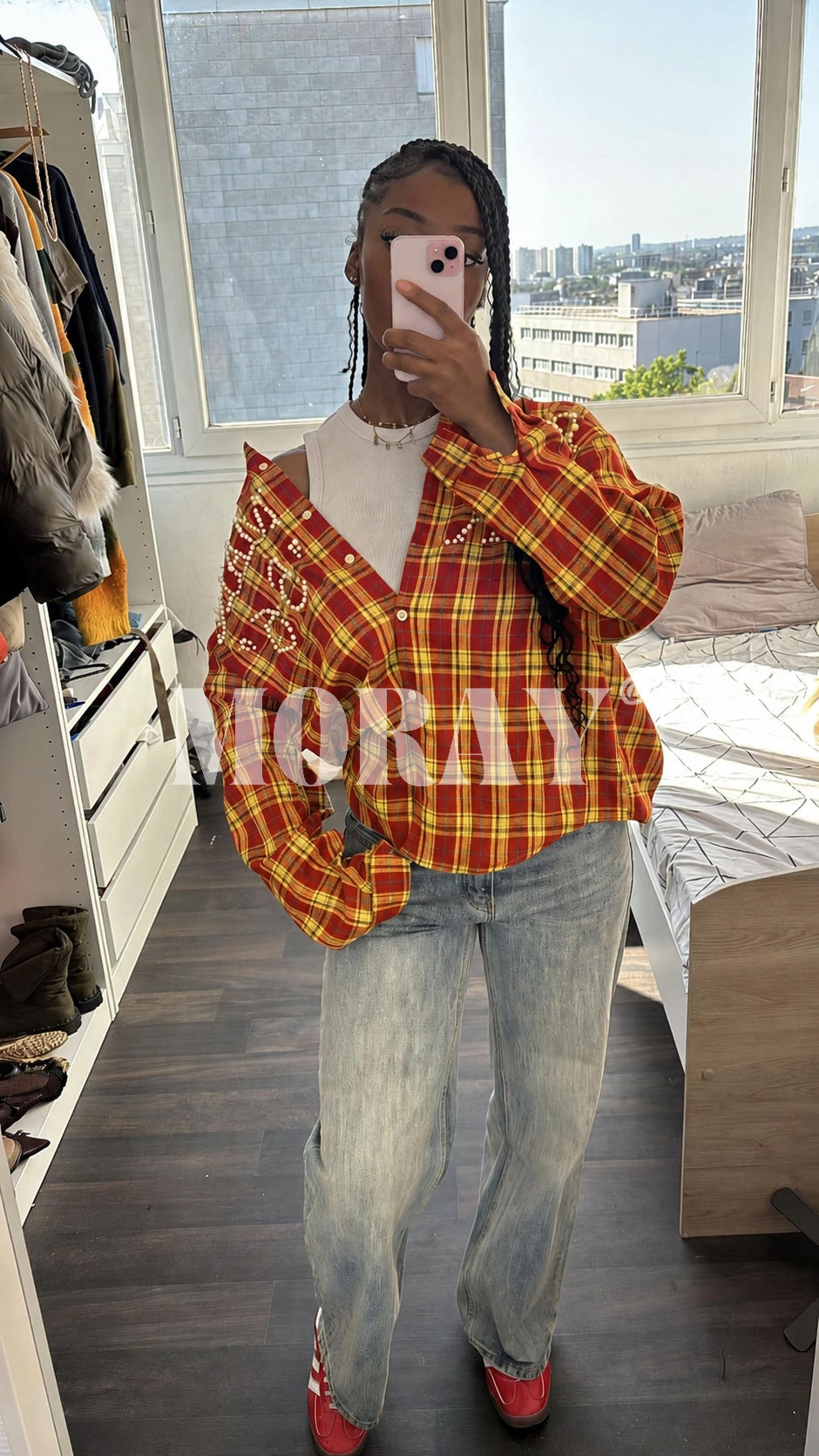 BKID ’56 Studded Flannel Shirt