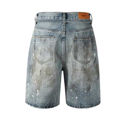 Grunge Paint Shorts