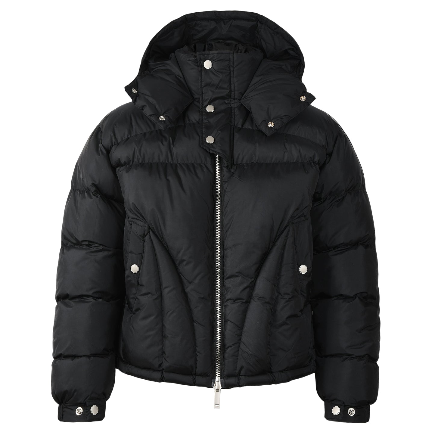 CROPPED PUFFER BLACK