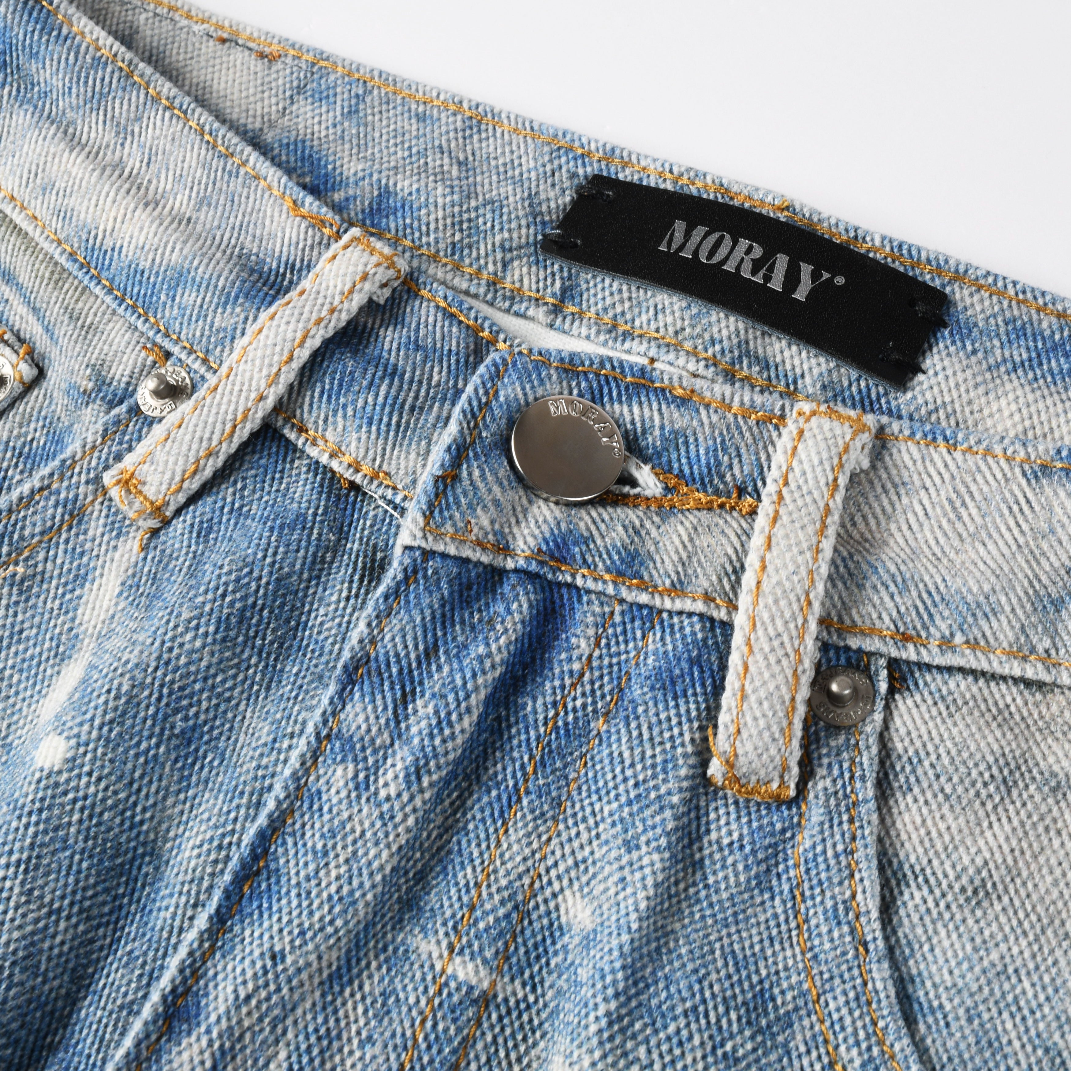 Neutral Distress Denim