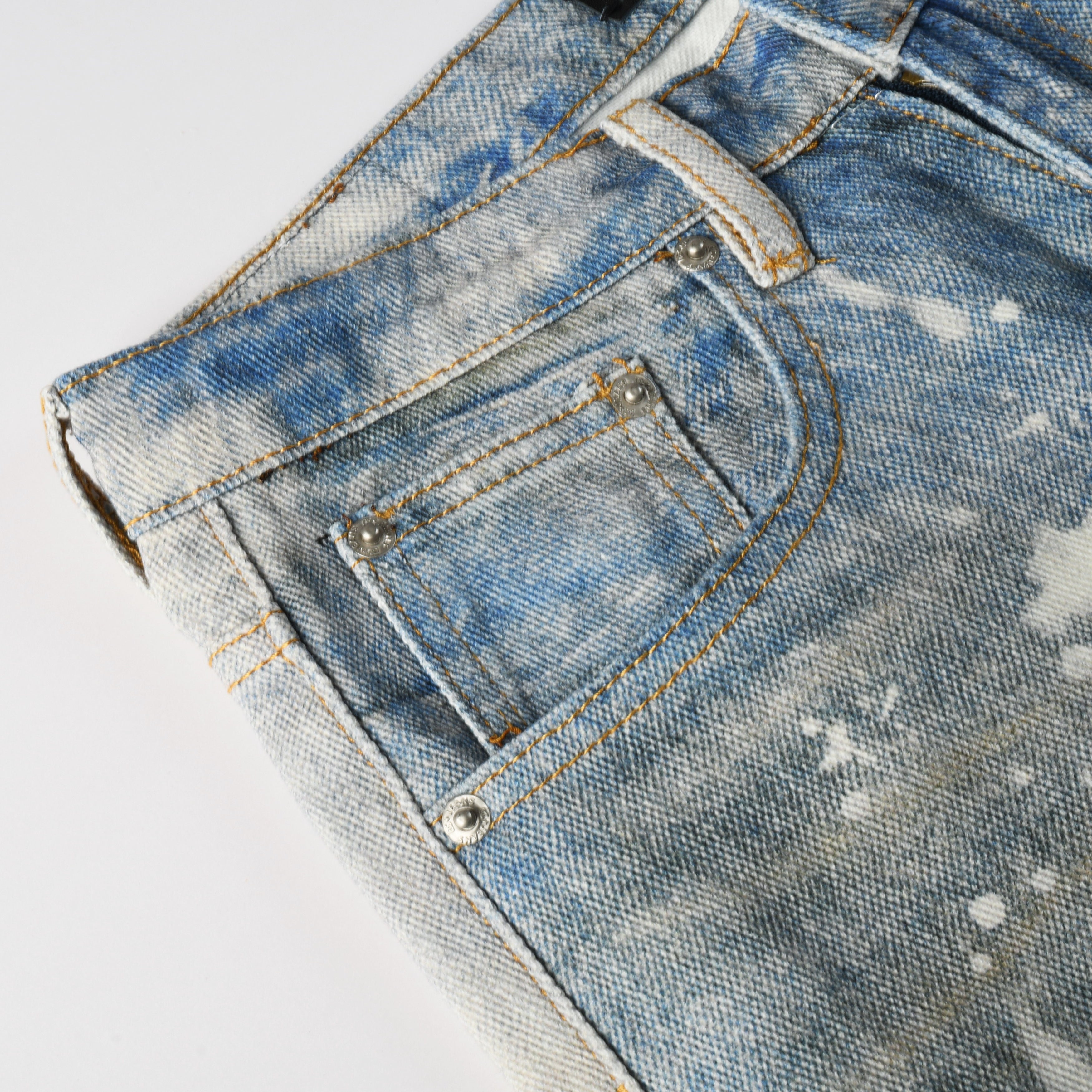 Neutral Distress Denim