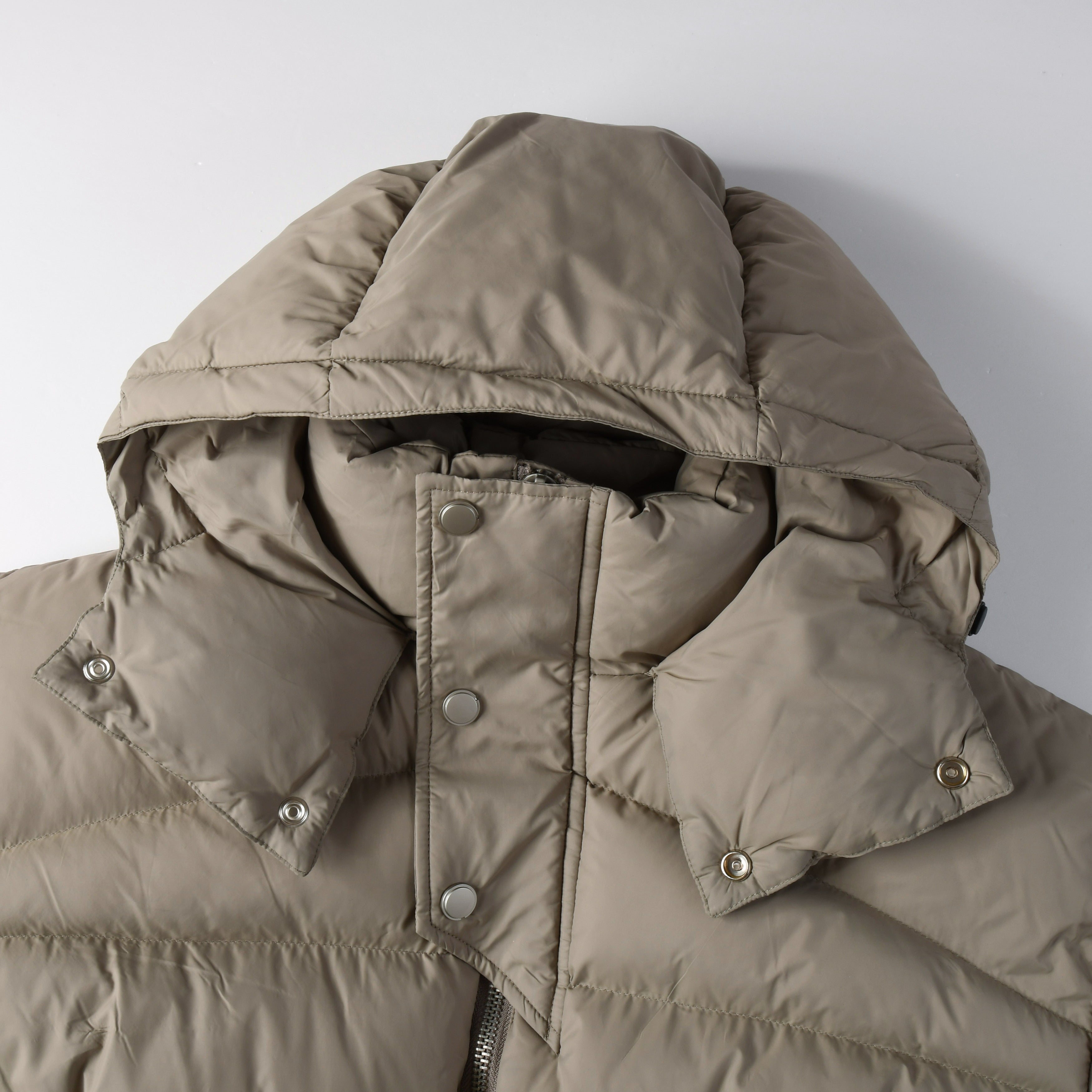 CROPPED PUFFER BEIGE