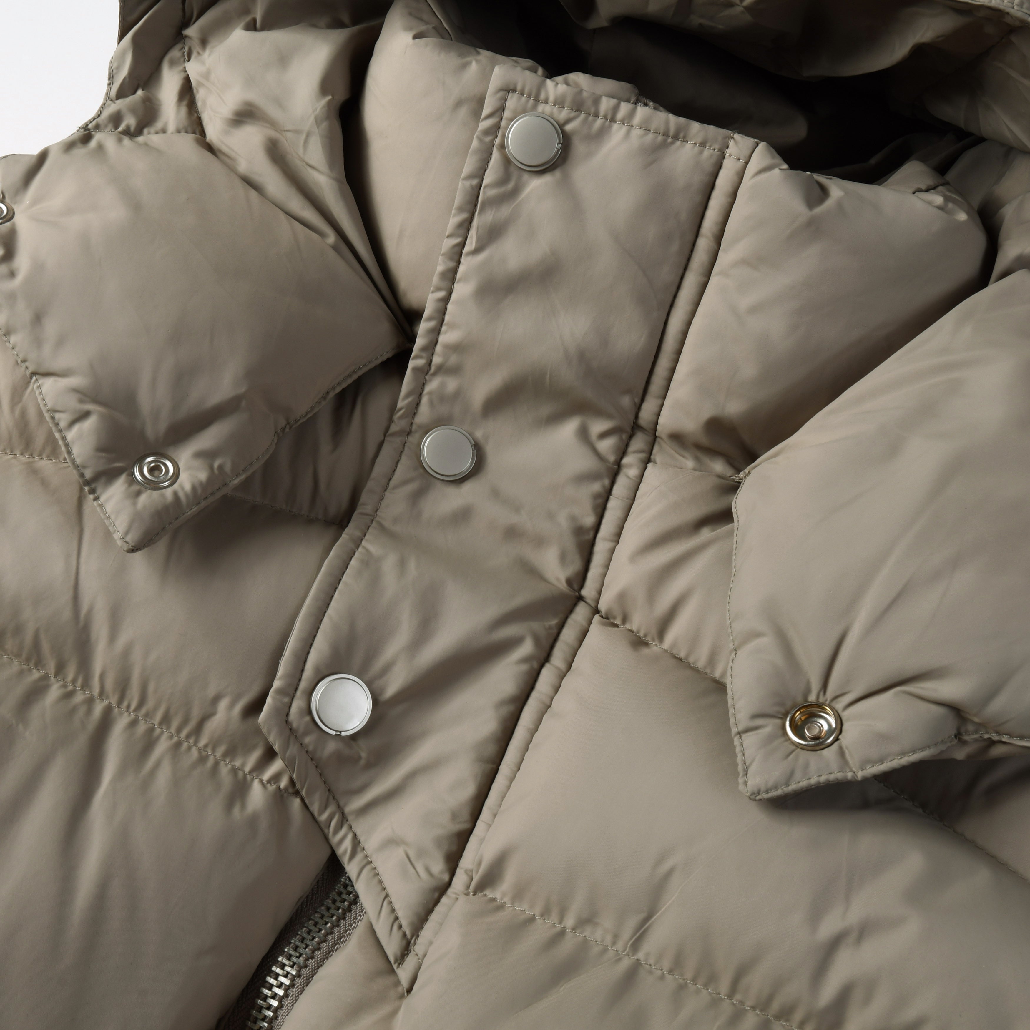 CROPPED PUFFER BEIGE