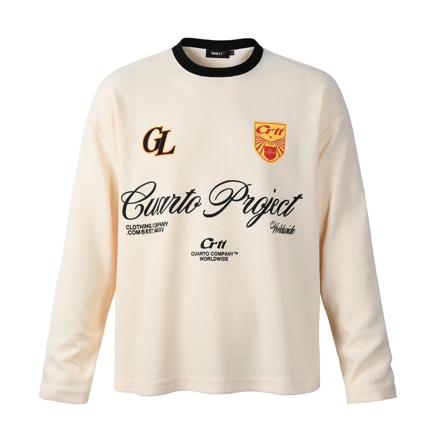Vintage Varsity Longsleeve – Black