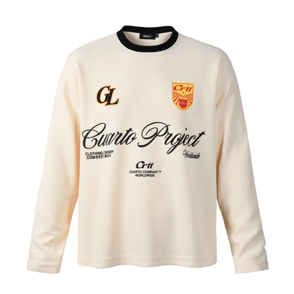 Vintage Varsity Longsleeve – Black