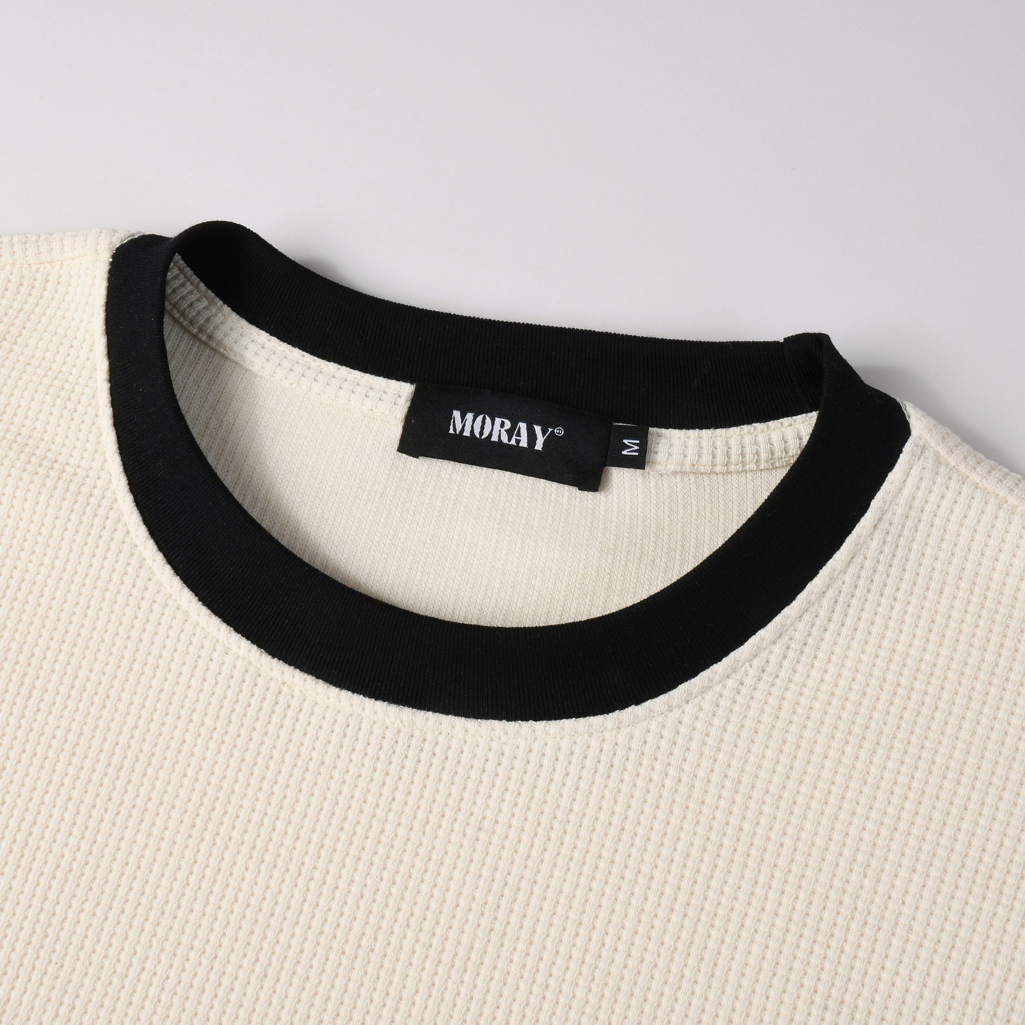 Vintage Varsity Longsleeve - Whitesand