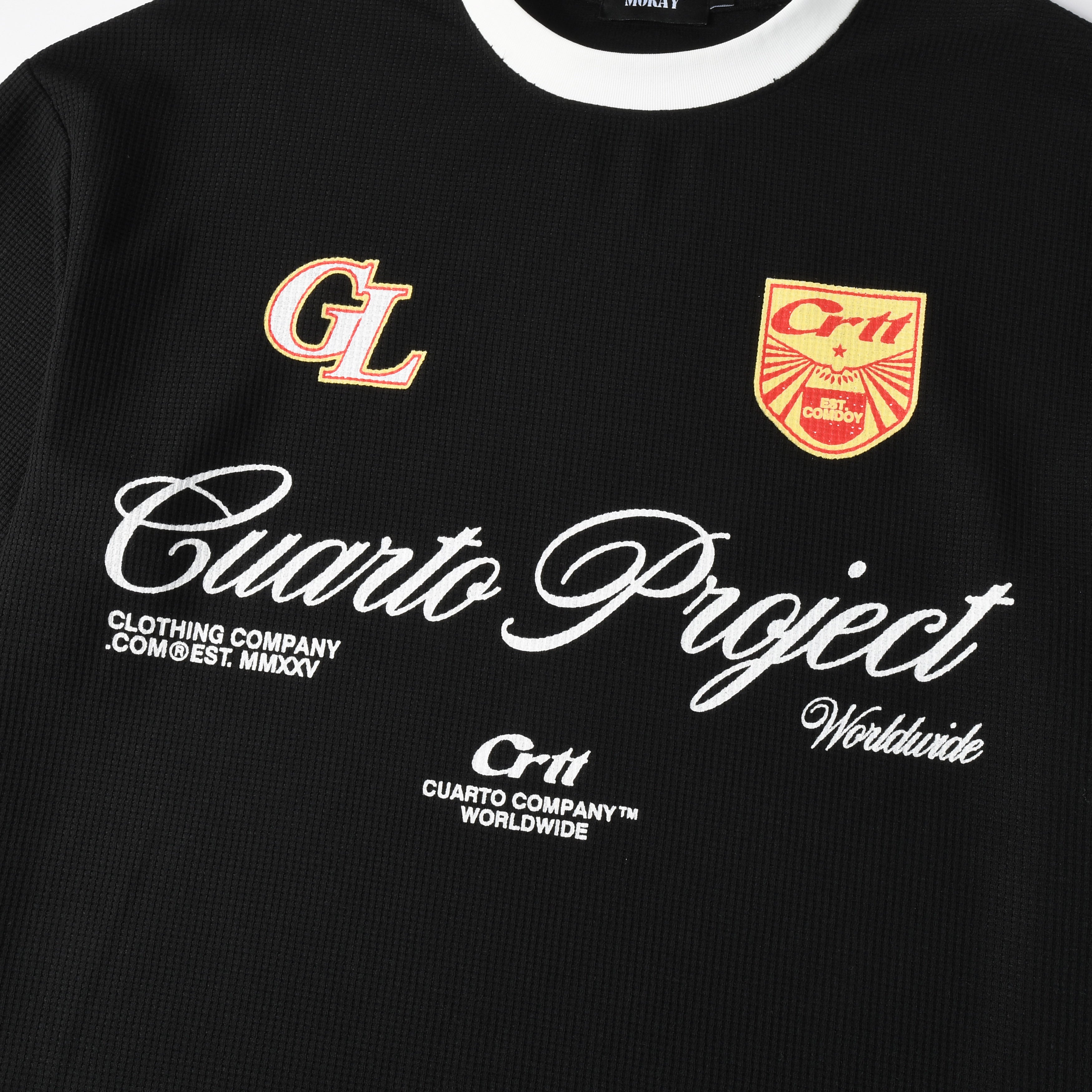 Vintage Varsity Longsleeve – Black