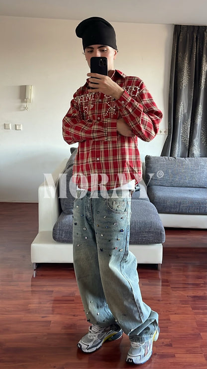 BKID ’56 Studded Flannel Shirt