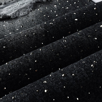 Noir Crystal Denim