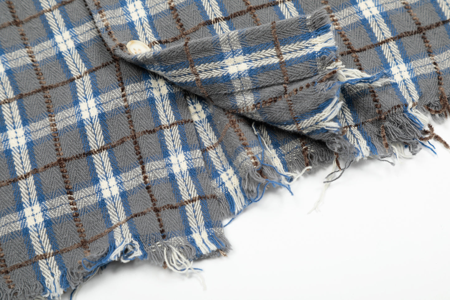 Frayed Plaid Shirt