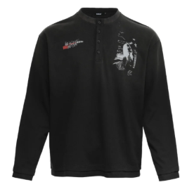 Distress Henley Longsleeve