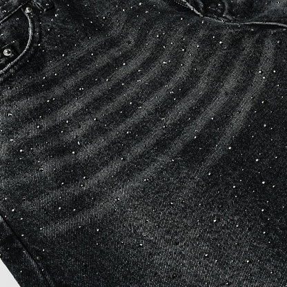 Noir Crystal Denim
