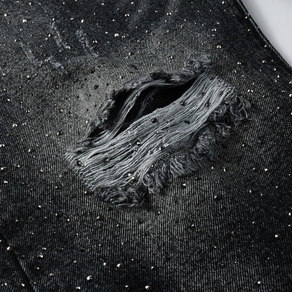 Noir Crystal Denim
